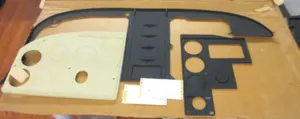 Cessna 182 Instrument Shock Stat Panels 0713695-2, 073698-1-279, 0713696-1
